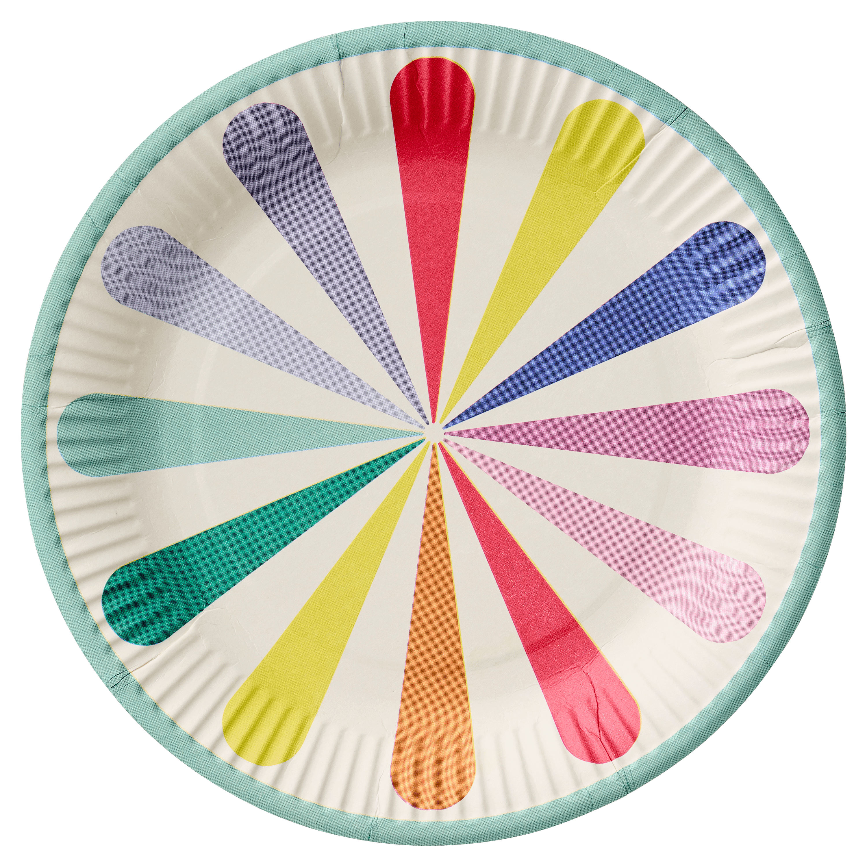 Folat Borden - Stripetastic - 23 cm