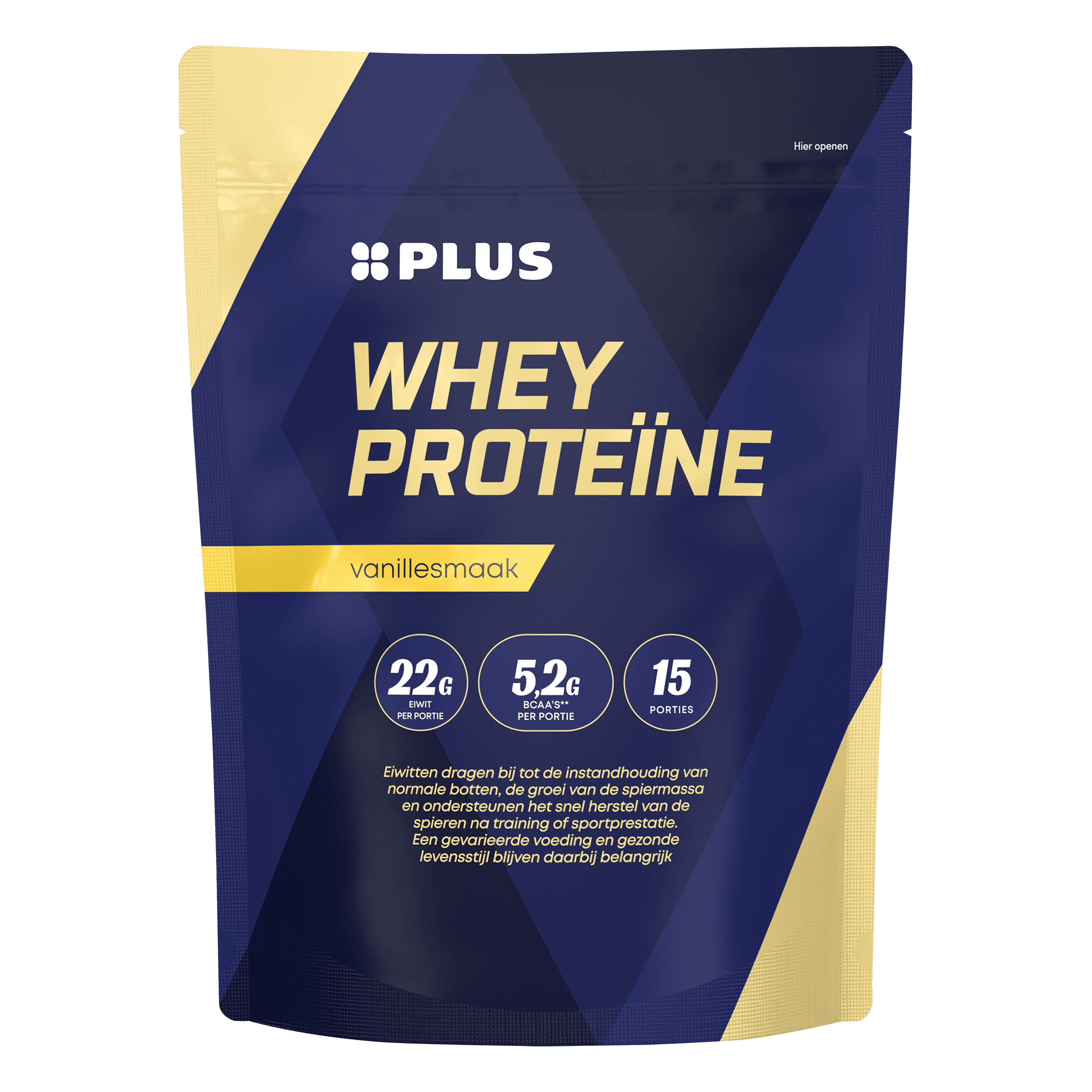 PLUS Whey proteïne poeder vanille
