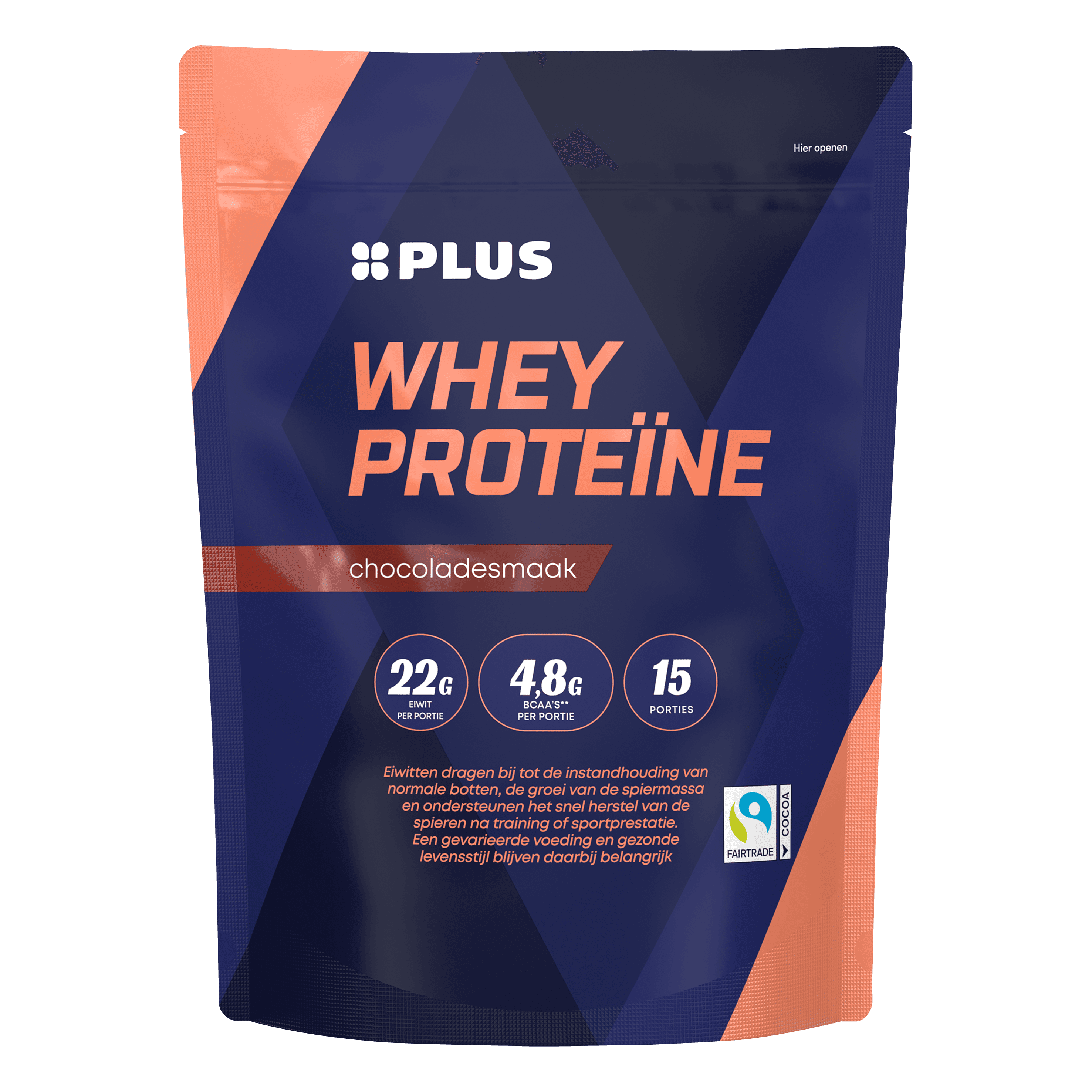 PLUS Whey proteïne poeder chocolade