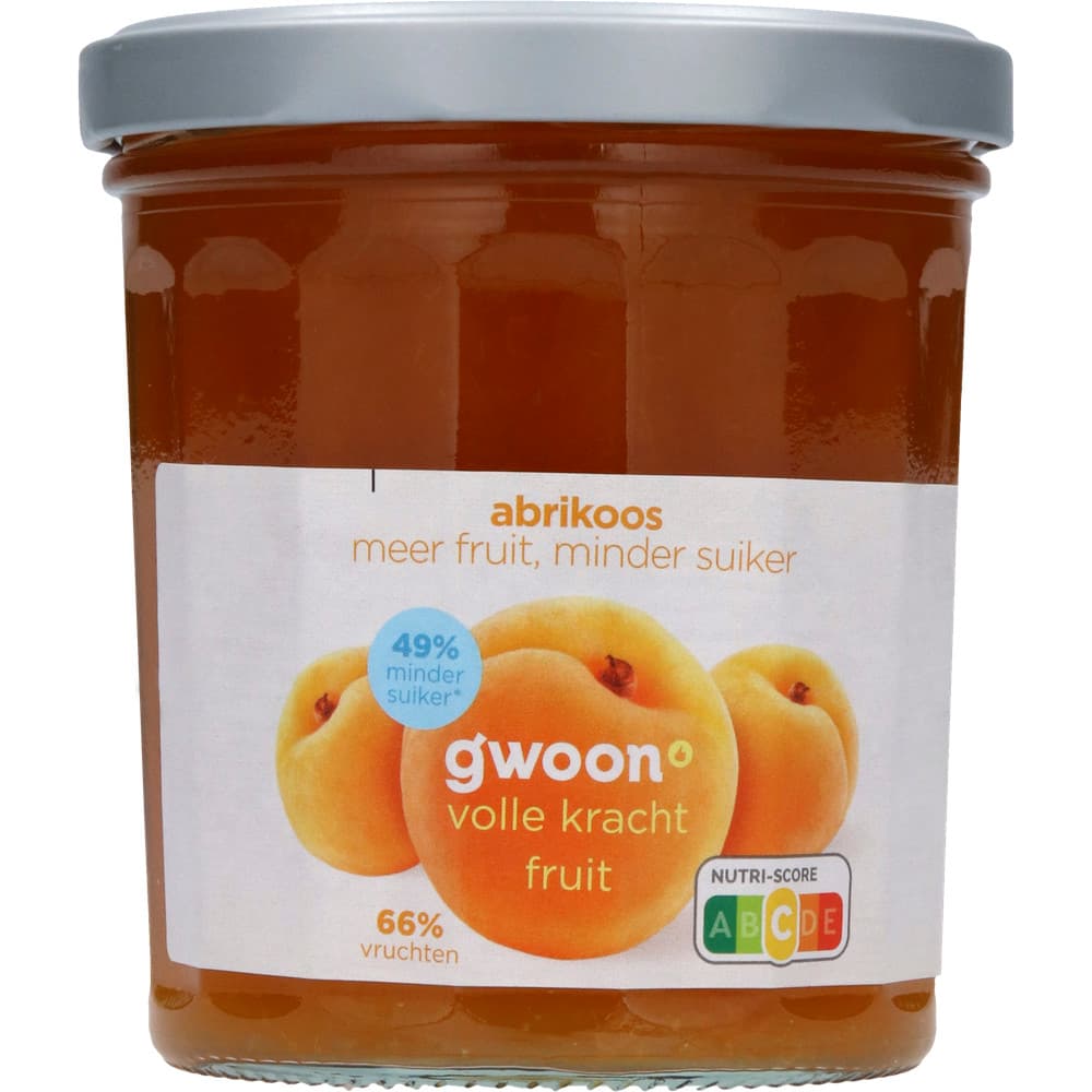 g'woon Fruitspread Abrikoos