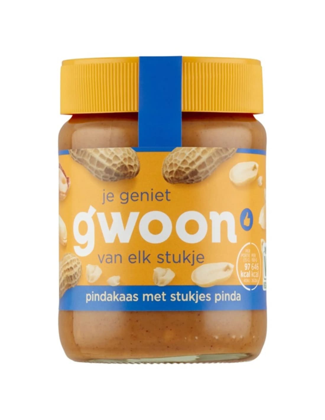 G'woon Pindakaas Stukjes