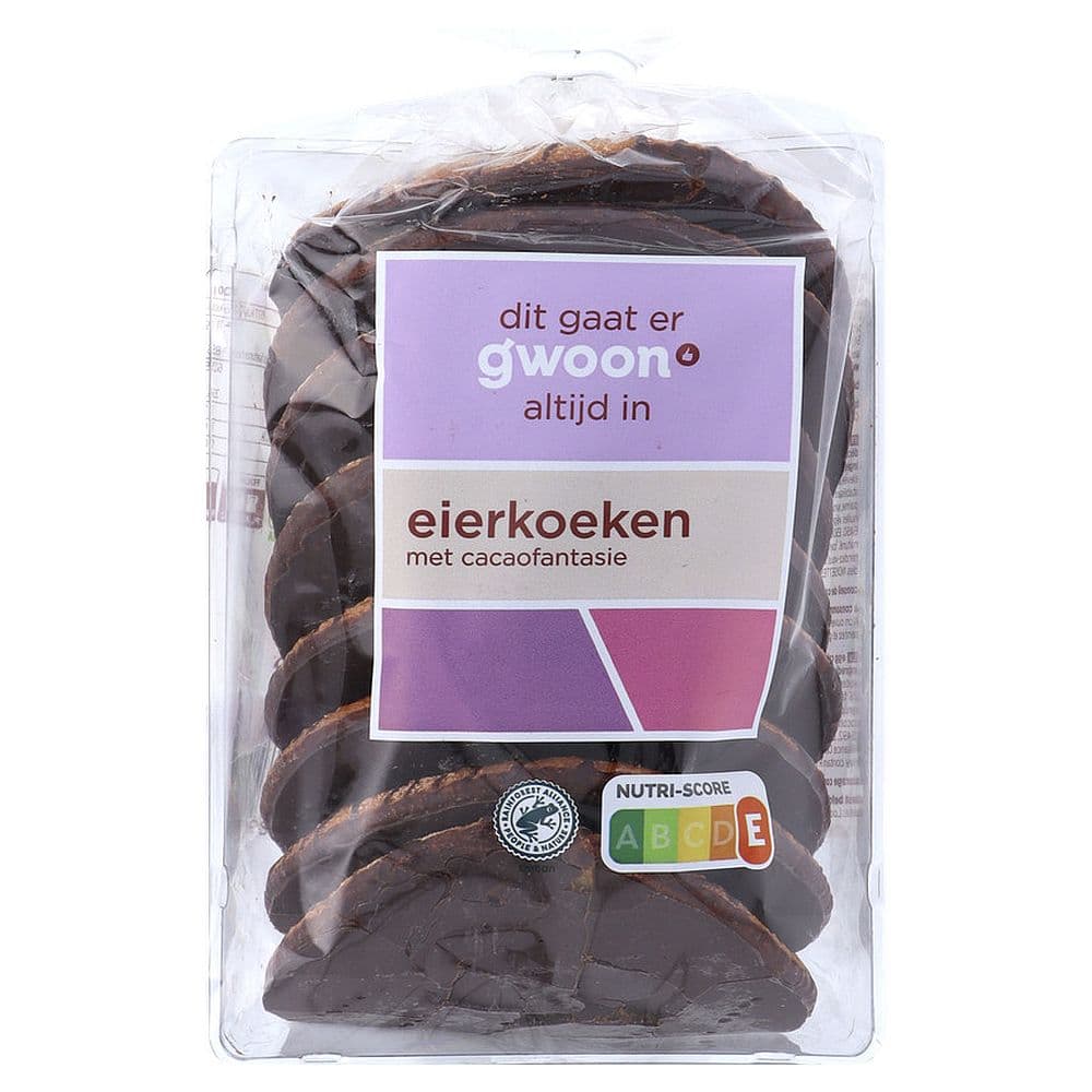 g'woon chocolade eierkoeken