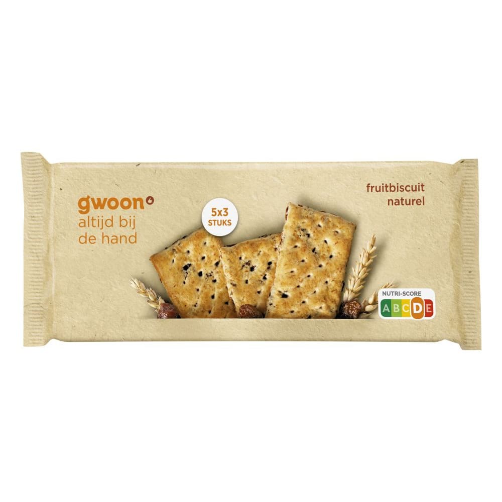 G'woon Fruitbiscuit Naturel