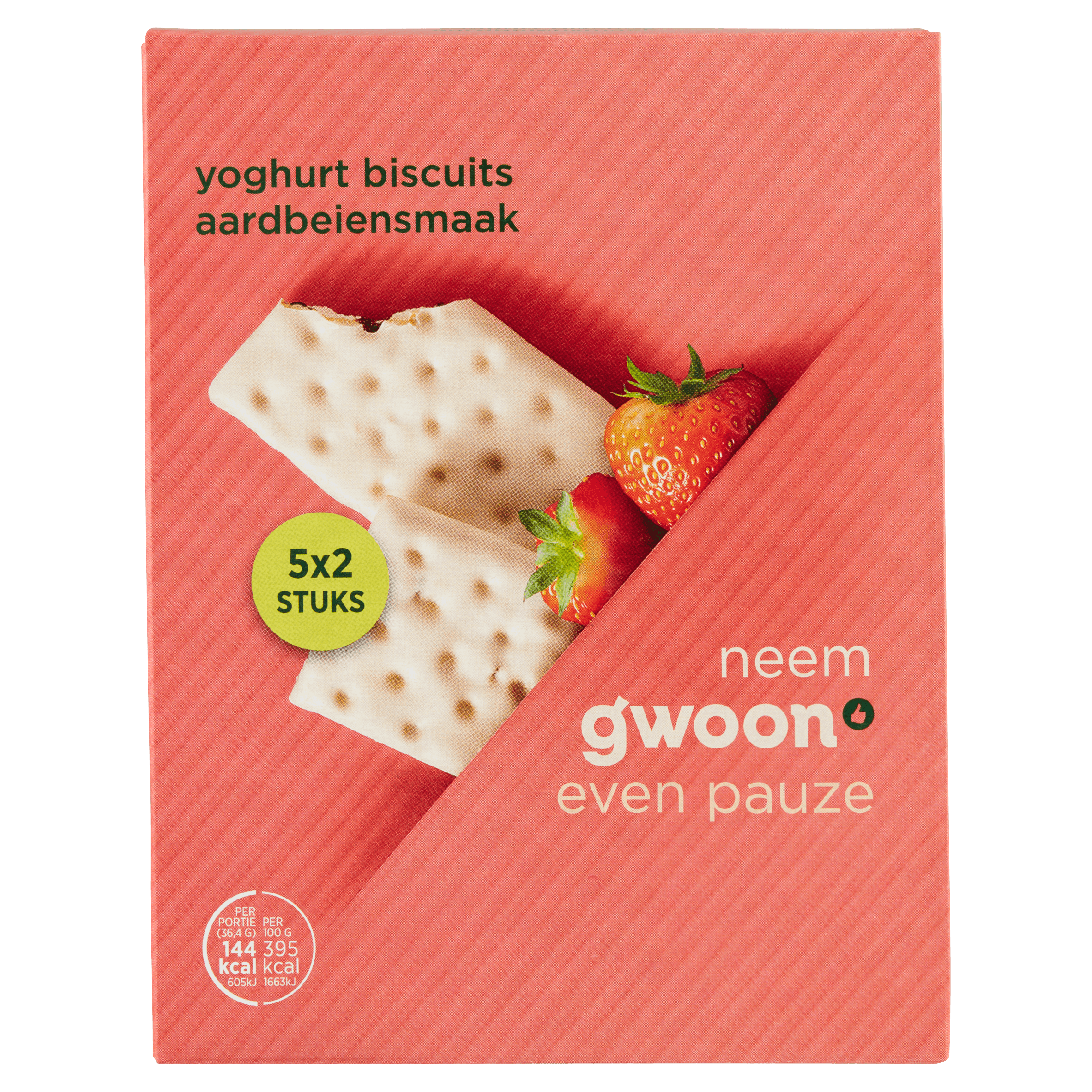 g'woon Aardbeien yoghurtbiscuits