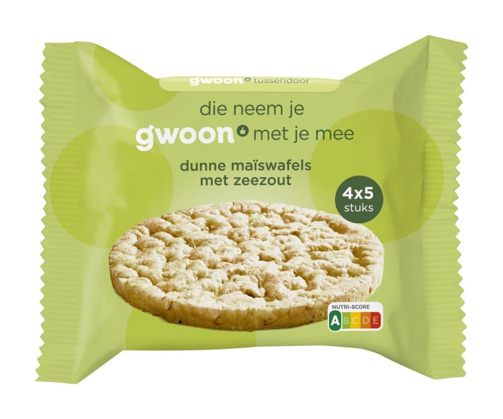 g'woon Maiswafels Zeezout