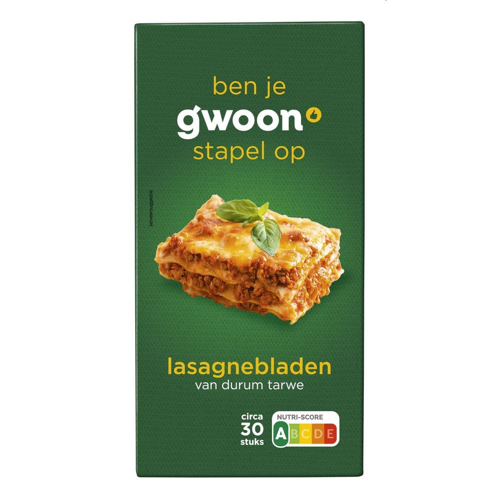 G'woon Lasagnebladen