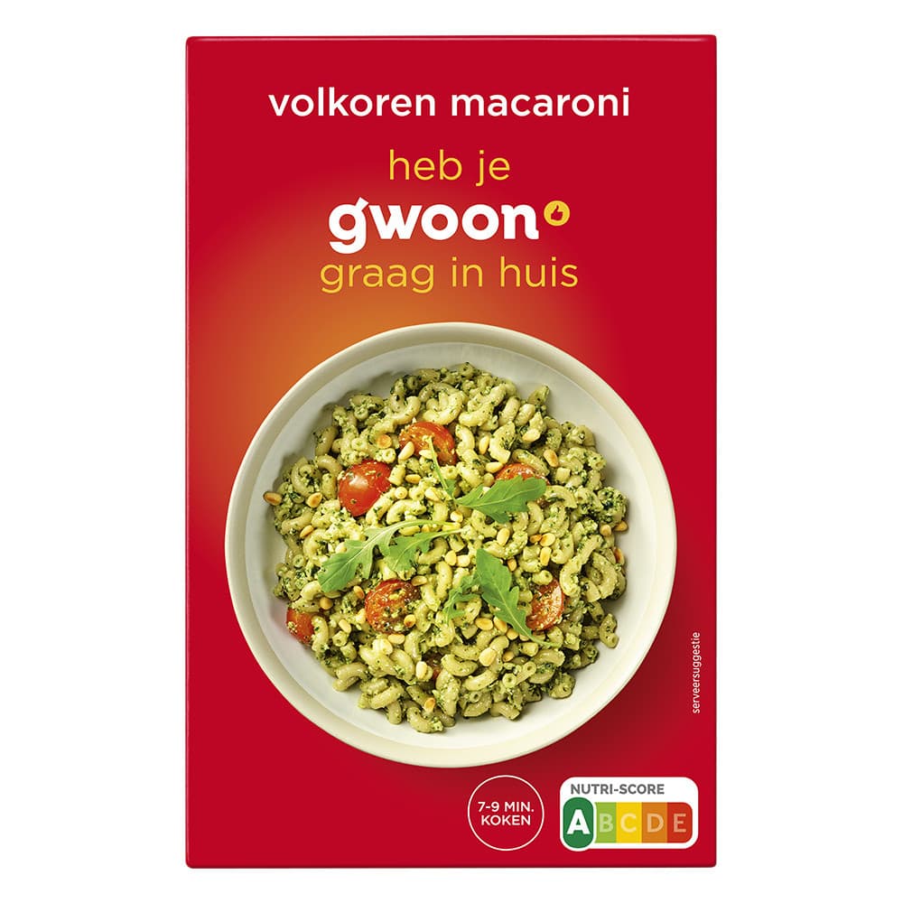 g'woon Volkoren Macaroni
