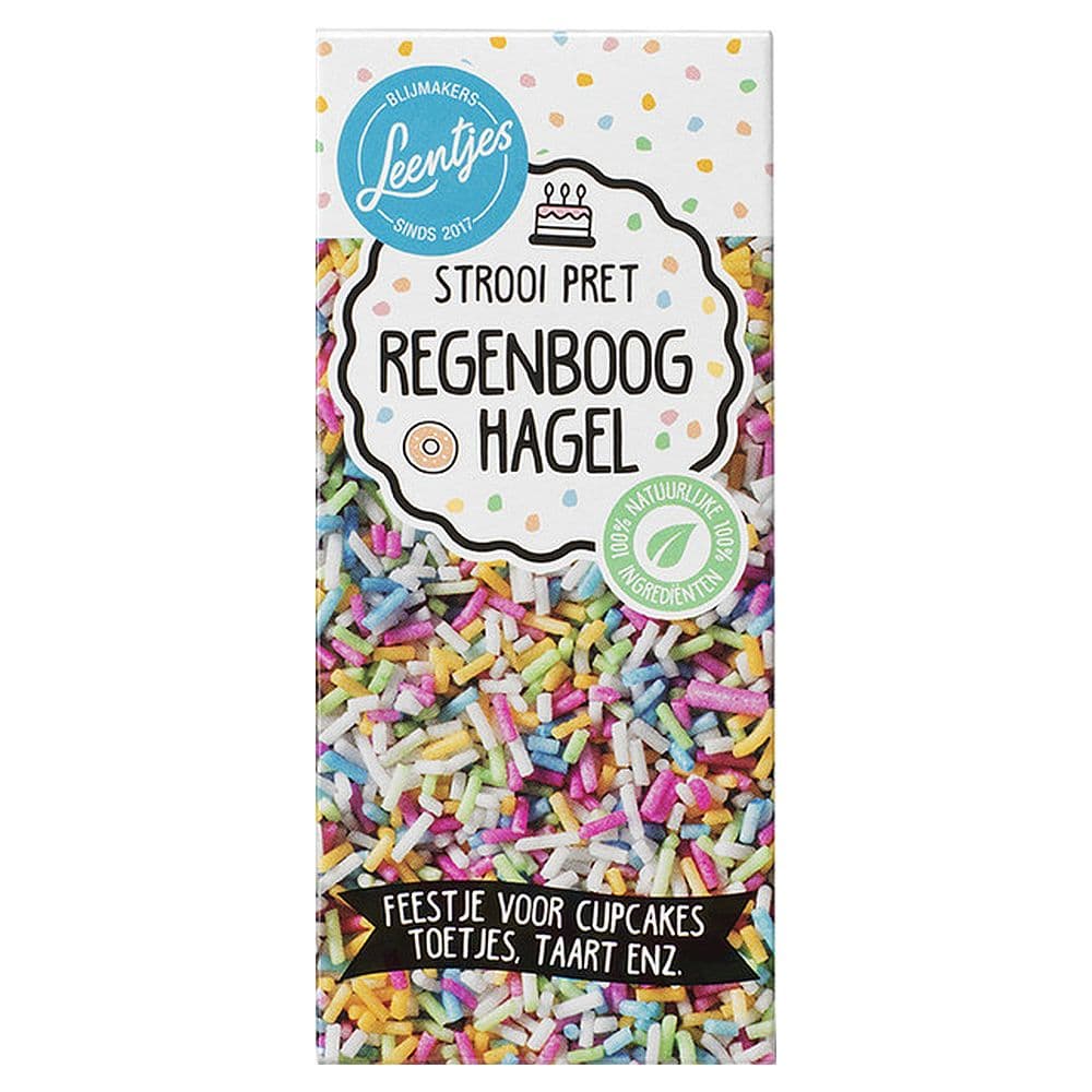 Leentjes regenboog hagel