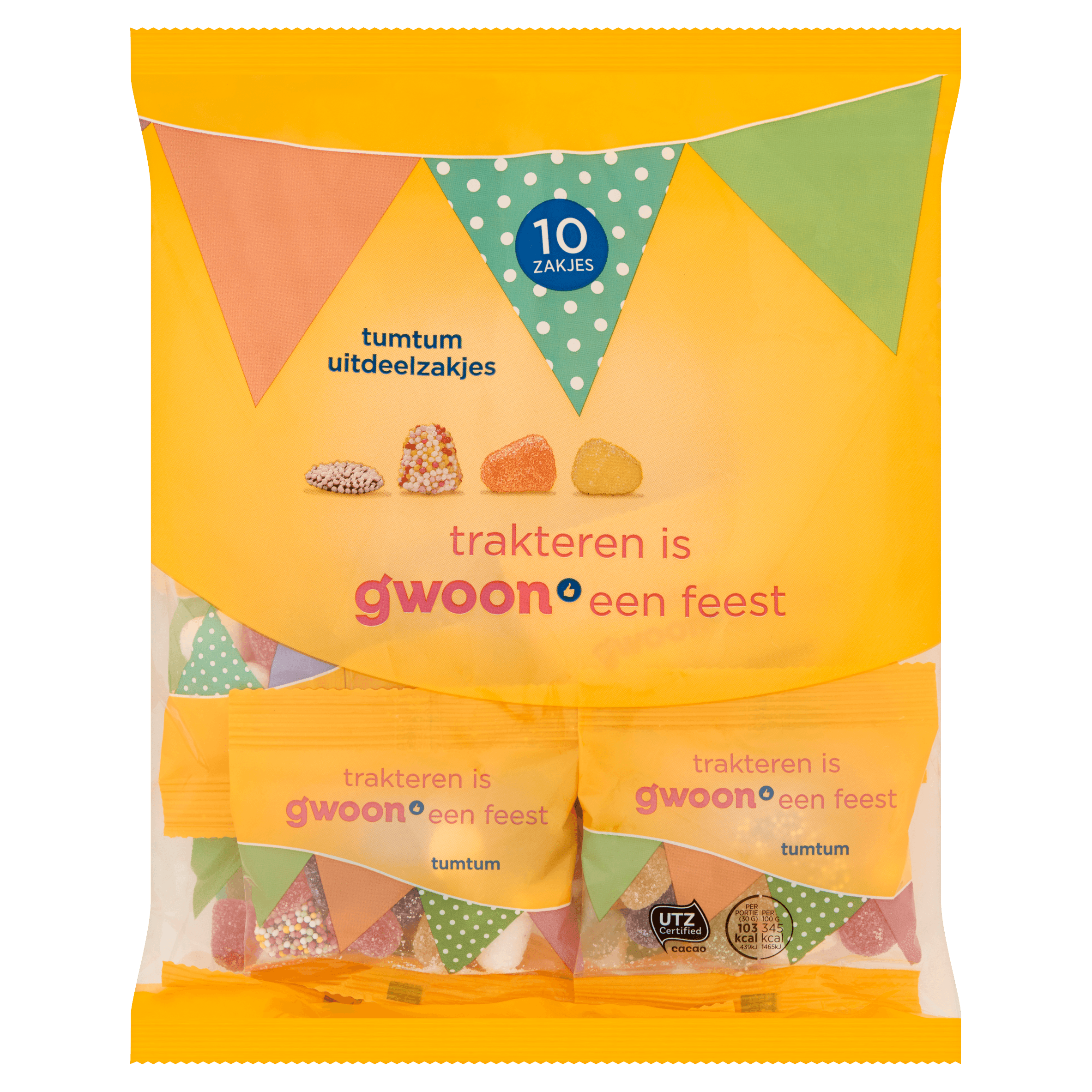 G'woon Tum Tum Uitdeelzakjes