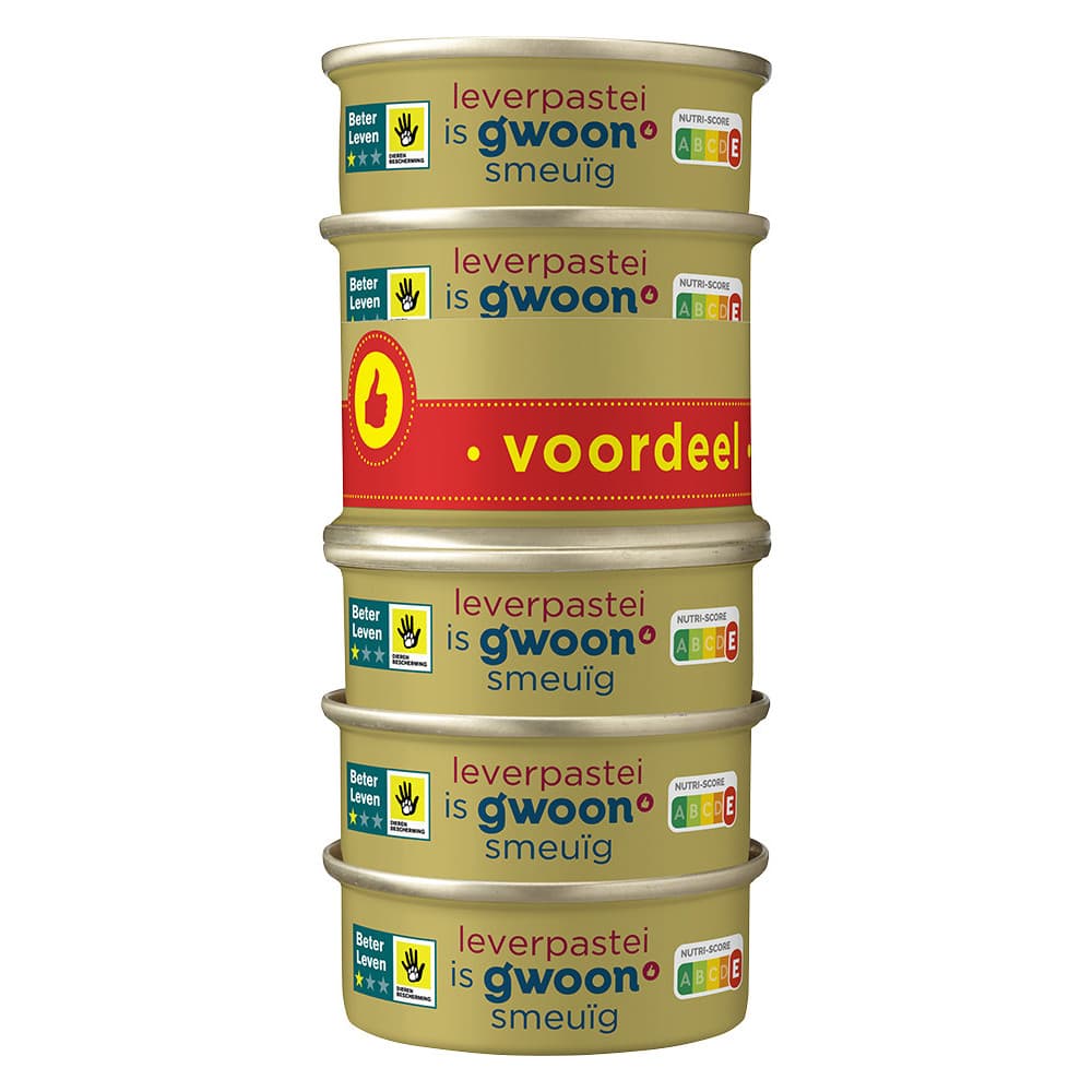 g'woon Leverpastei Voordeel