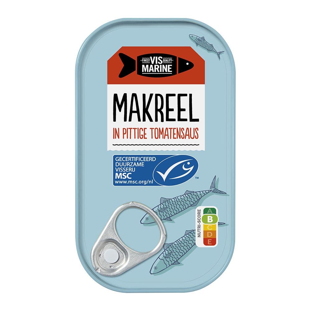 VisMarine Vis Marine Makreel in Pittige Tomatensaus