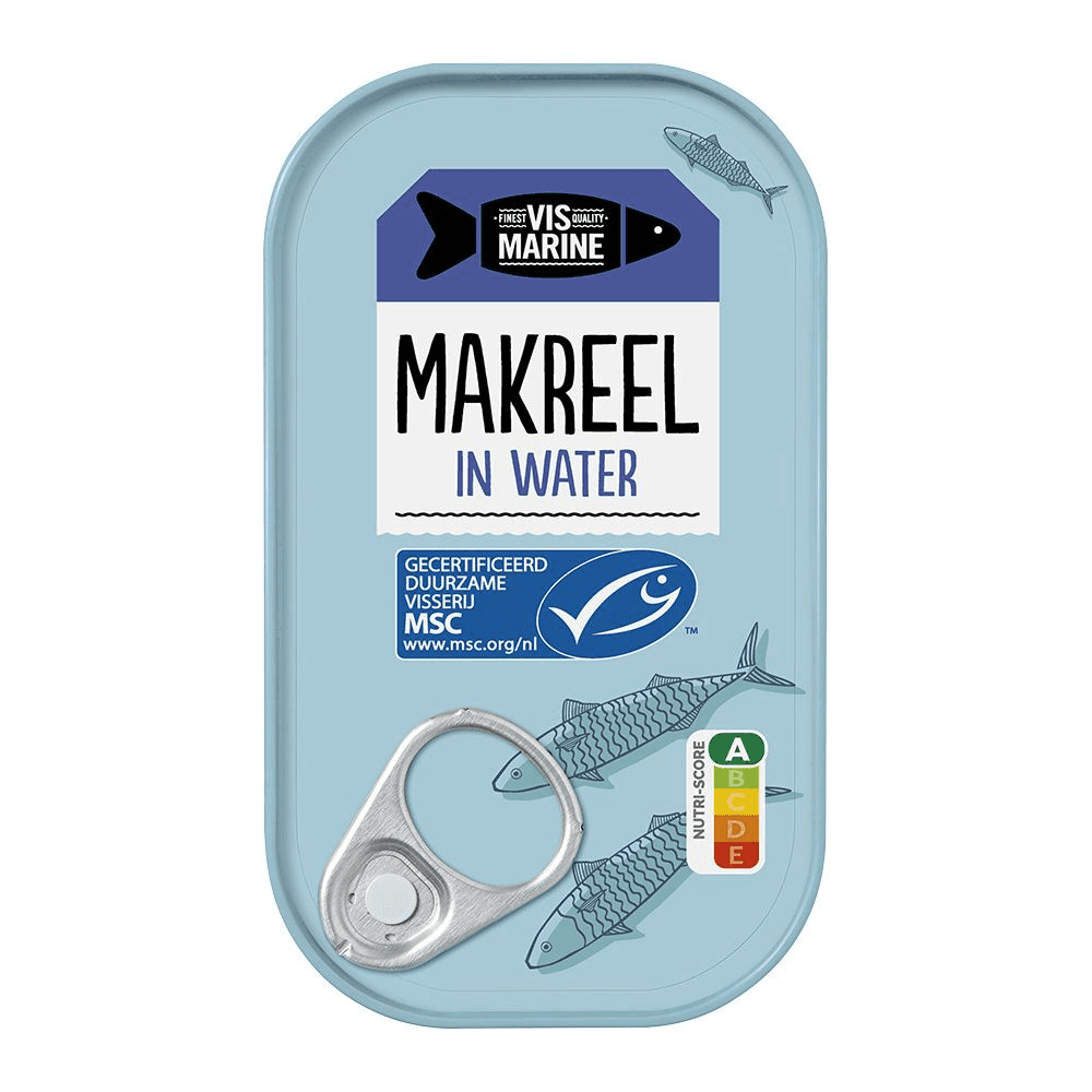 Vismarine Makreel in Water