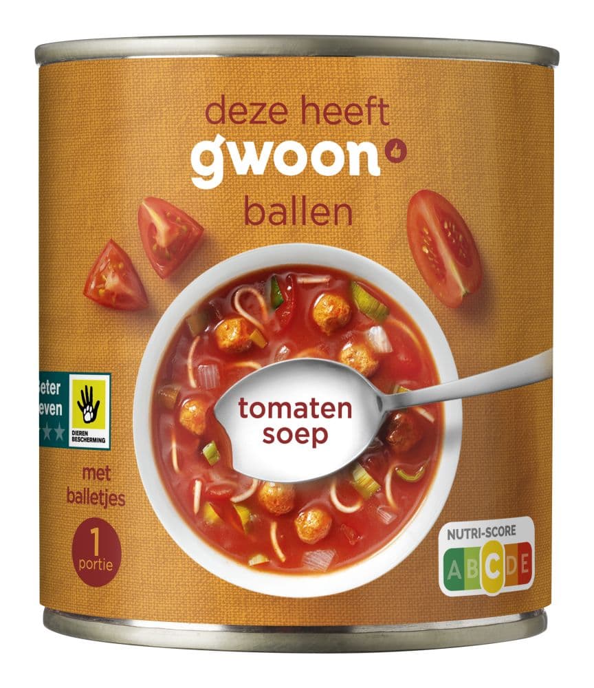 g'woon Tomatensoep met Balletjes 300 ml