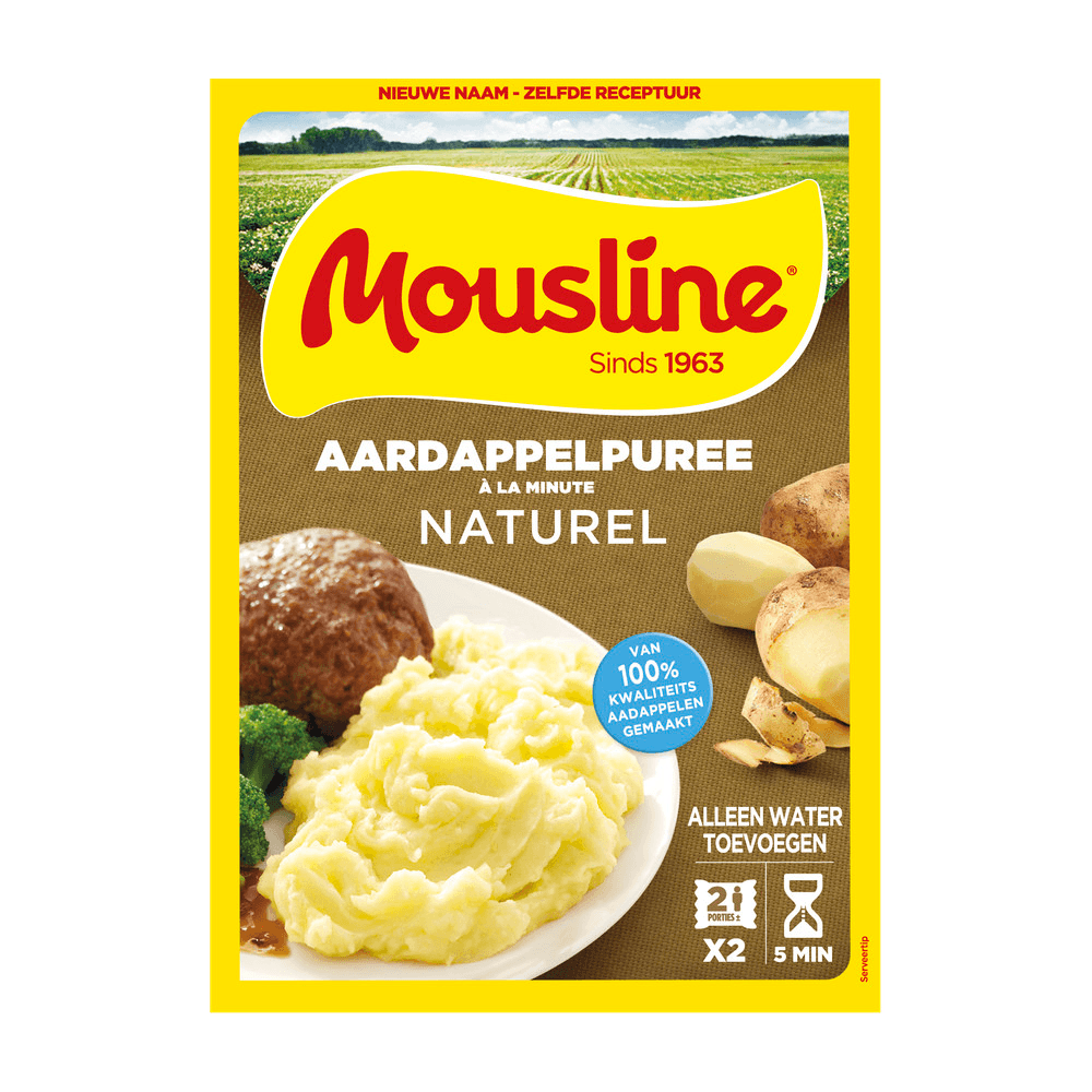 Mousline Aardappelpuree à la Minute Naturel