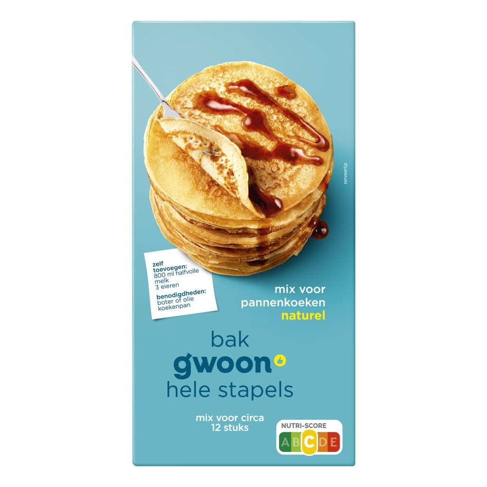 G'woon Mix Voor Pannenkoeken Naturel