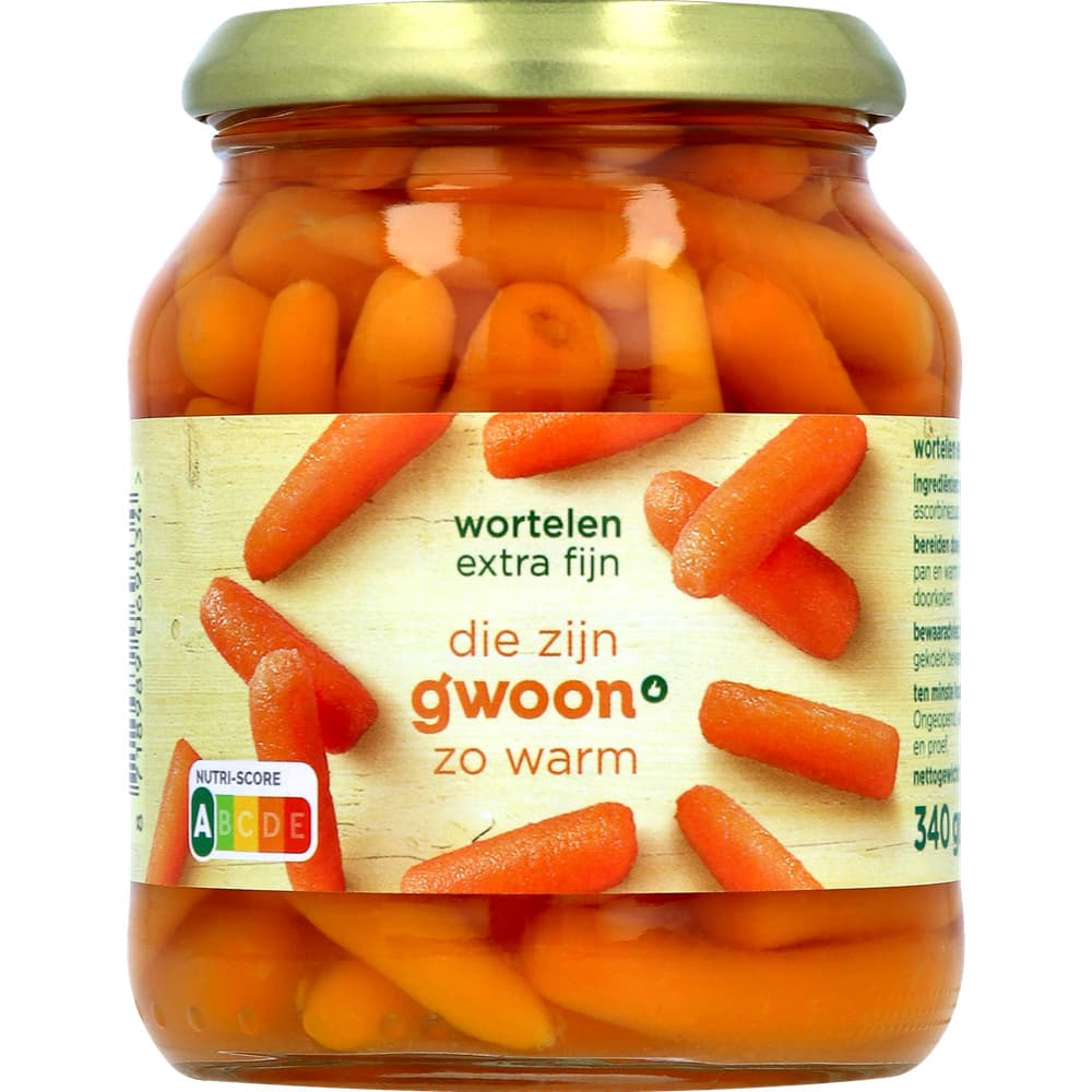 G'woon Wortelen Extra Fijn