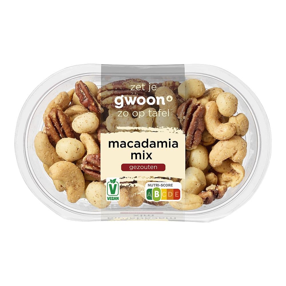 G'woon Cup Macadamiamix Gezout