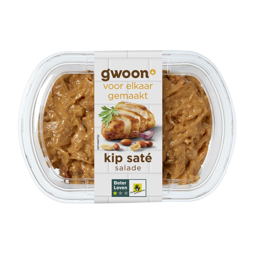 g'woon Kip-Satesalade