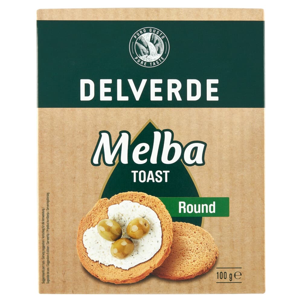 Delverde Melba Toast Rond