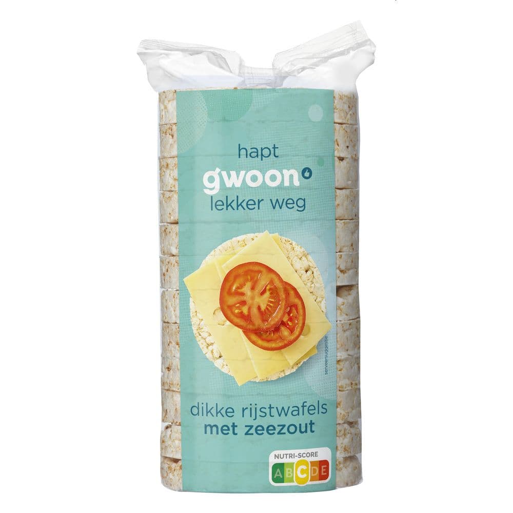 G'woon Dikke Rijstwafels Zeezout