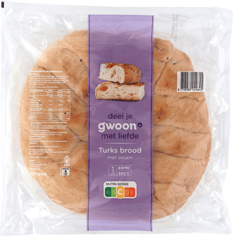 G'woon Turks Brood