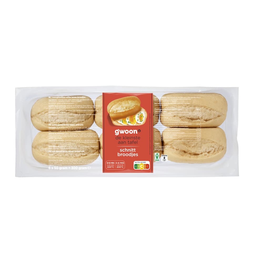 G'woon Schnittbroodjes Wit