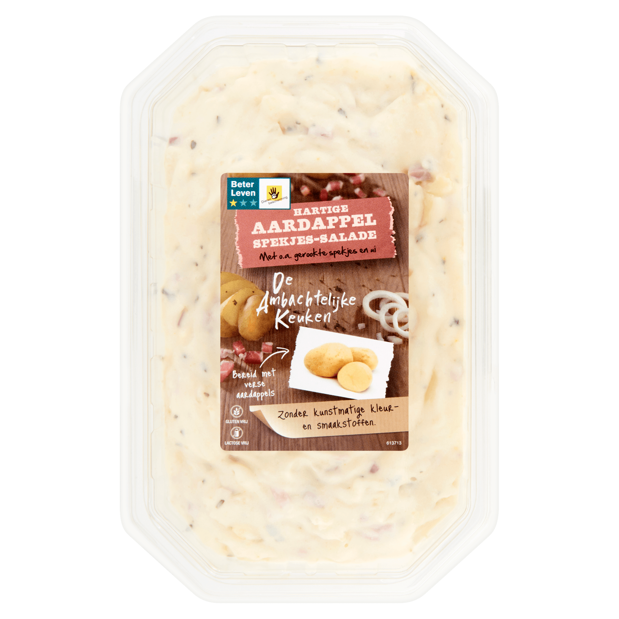 Ambachtelijke Keuken De Ambachtelijke Keuken Aardappelsalade met spekjes
