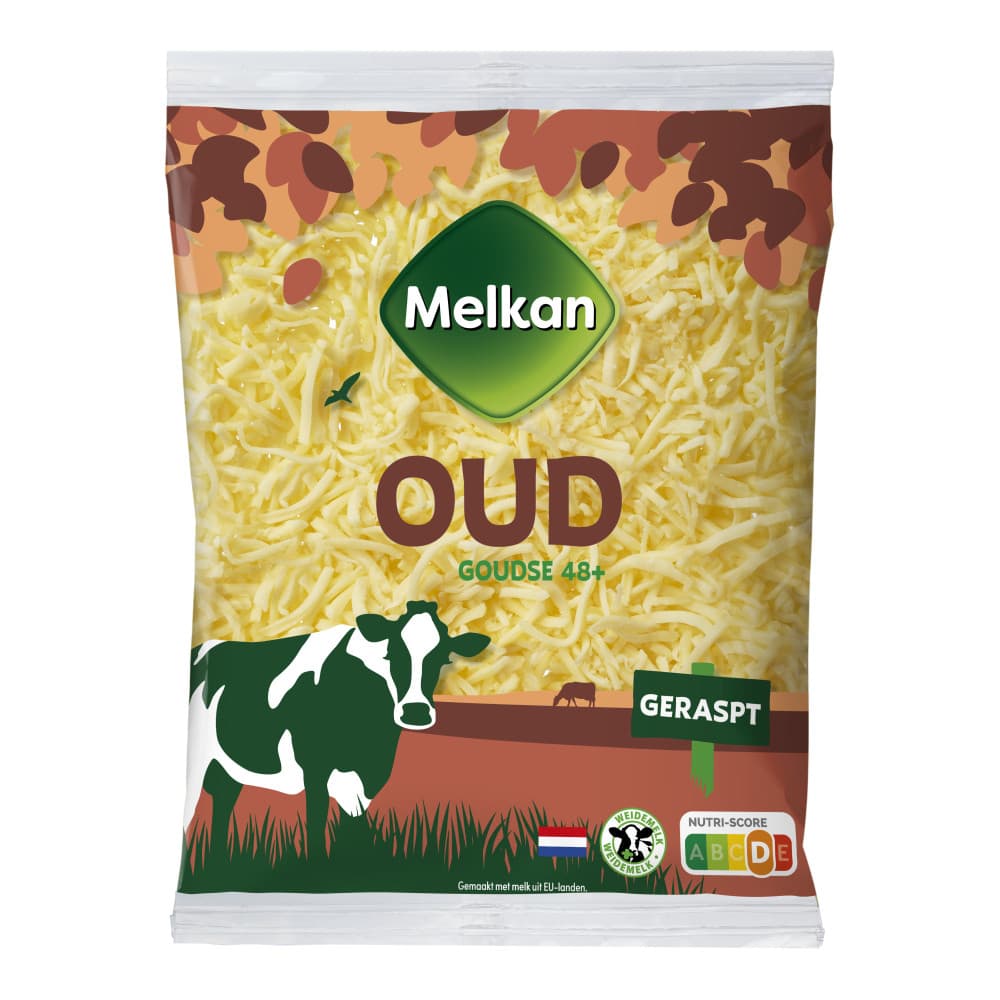 Melkan Oud 48+ geraspt