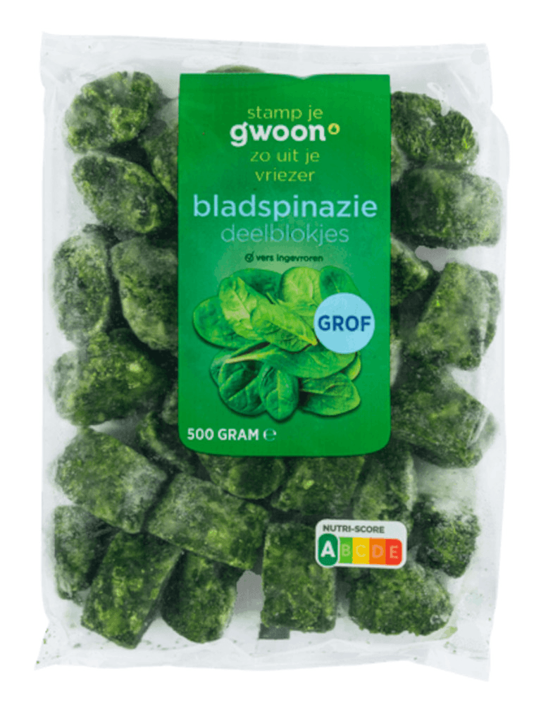 g'woon Spinazie Grof