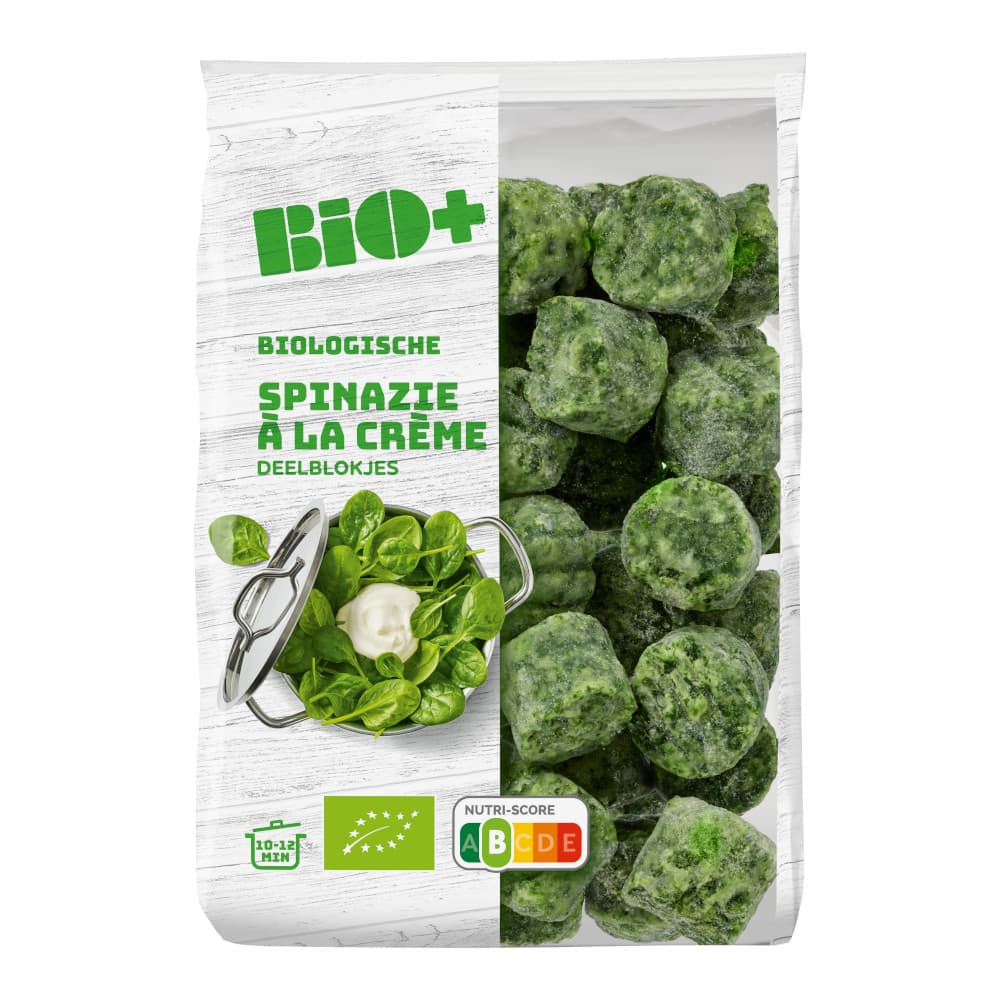 Bio+ Spinazie à la Creme