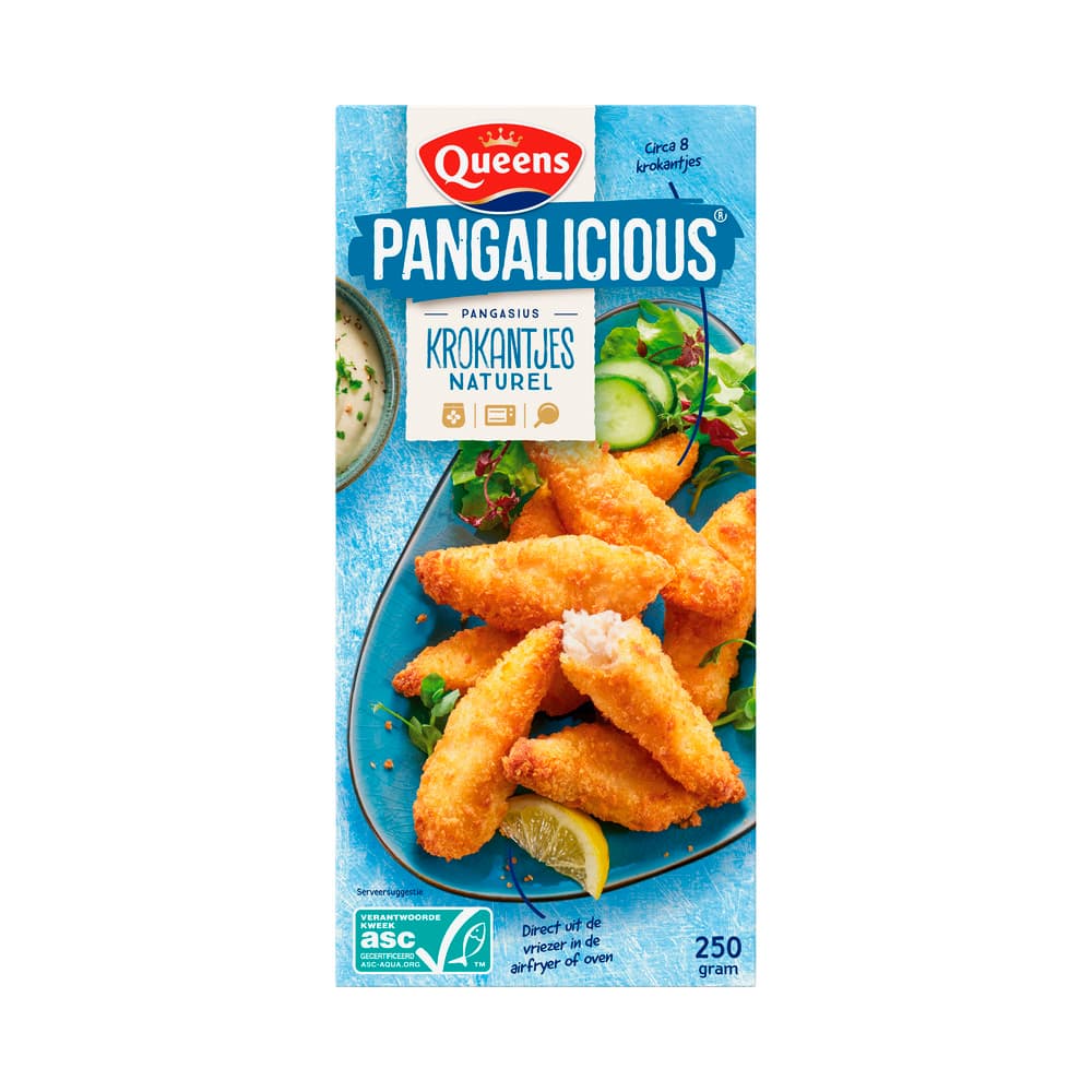 Queens Pangasius krokantjes