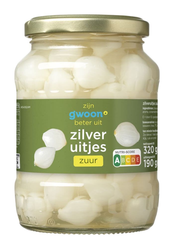 G'woon Zilveruitjes Zuur