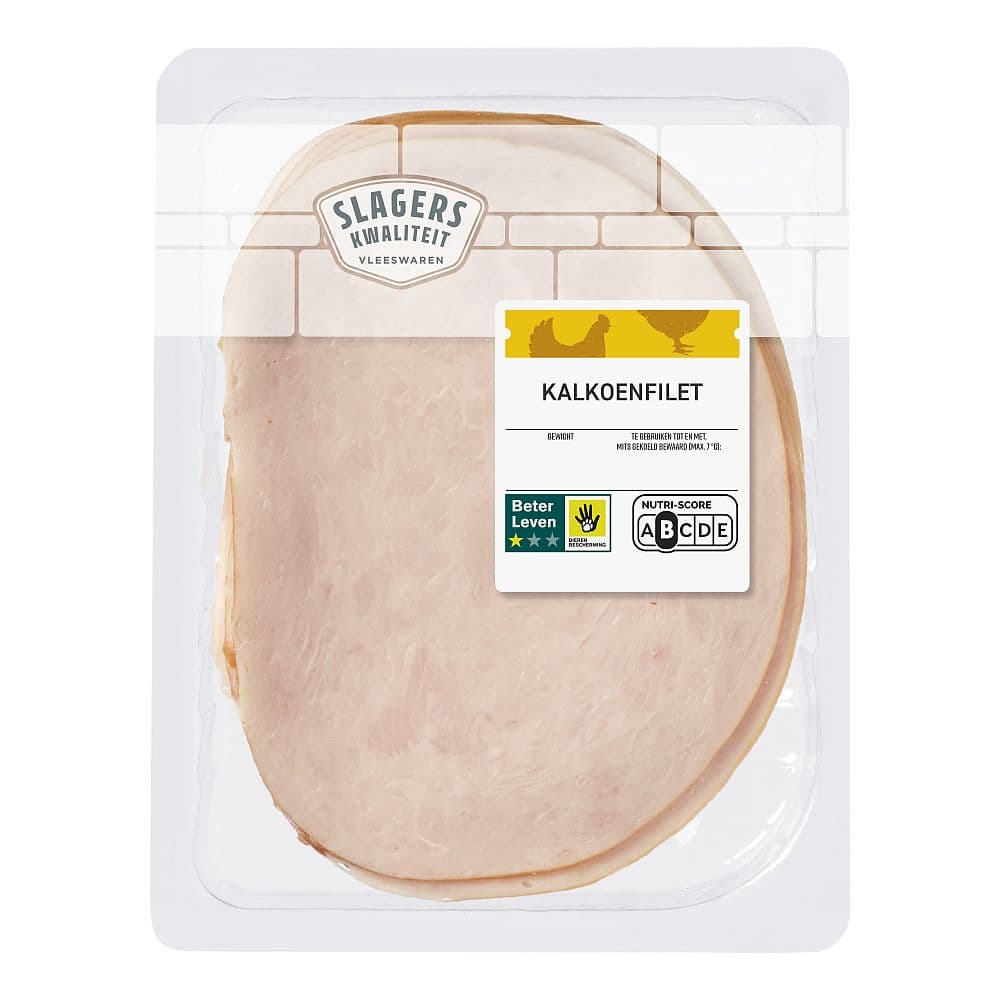 Slagerskwaliteit kalkoenfilet