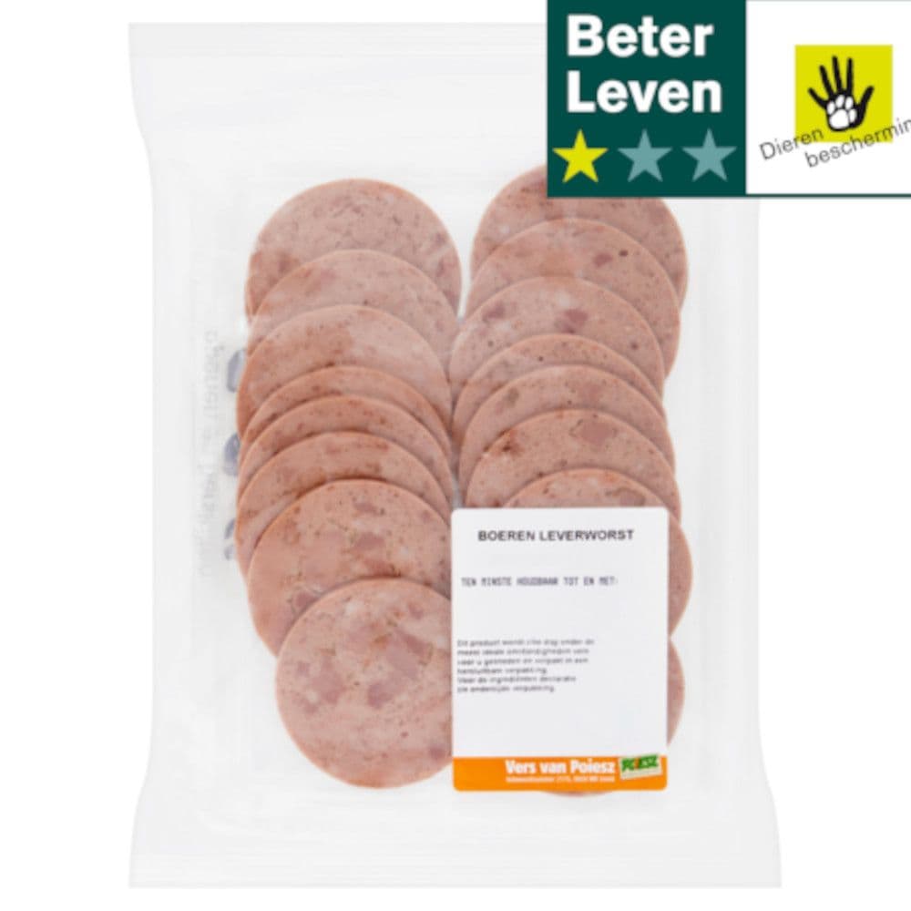 Poiesz Boeren leverworst