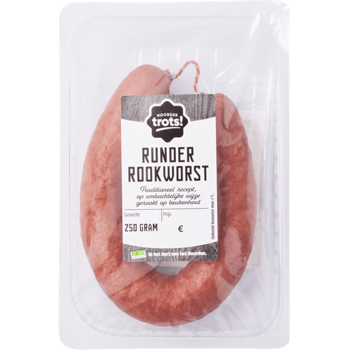 Noordertrots runder rookworst