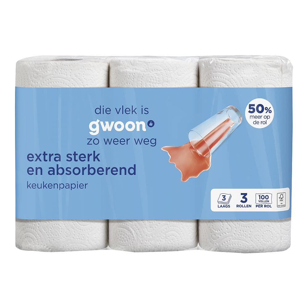 G'woon Keukenpapier 3 Laags
