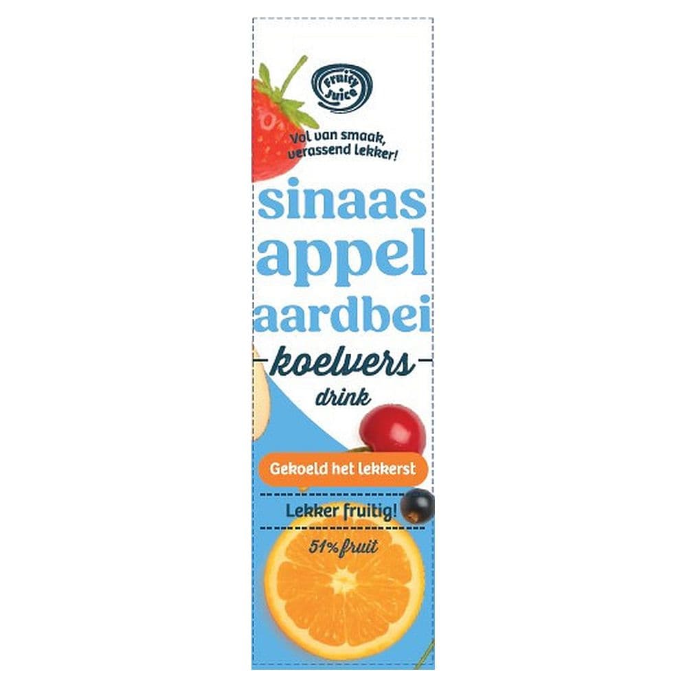 Fruity Juice Fruityjuice sinaasappel-aardbei