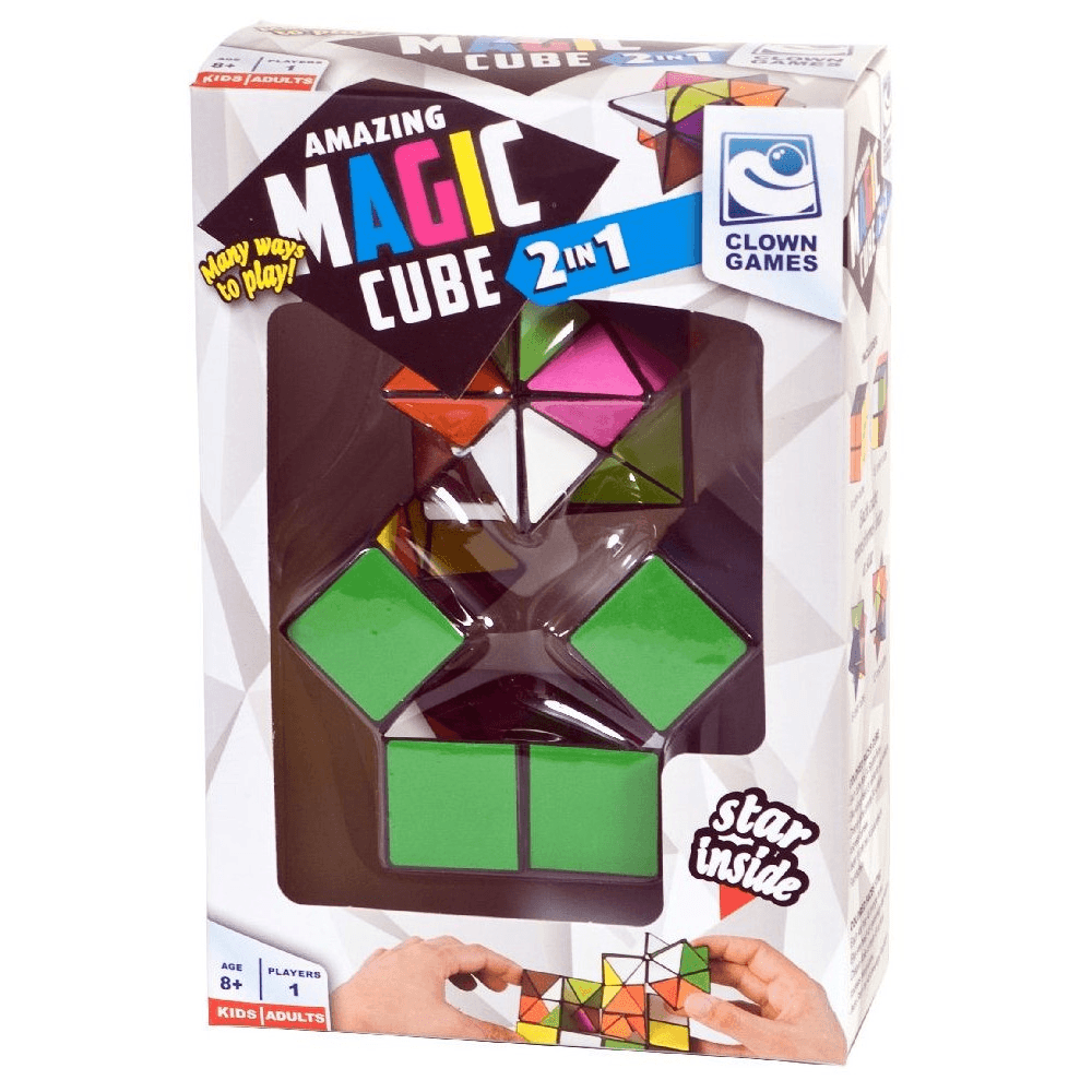 Magic puzzel cube 2 in 1
