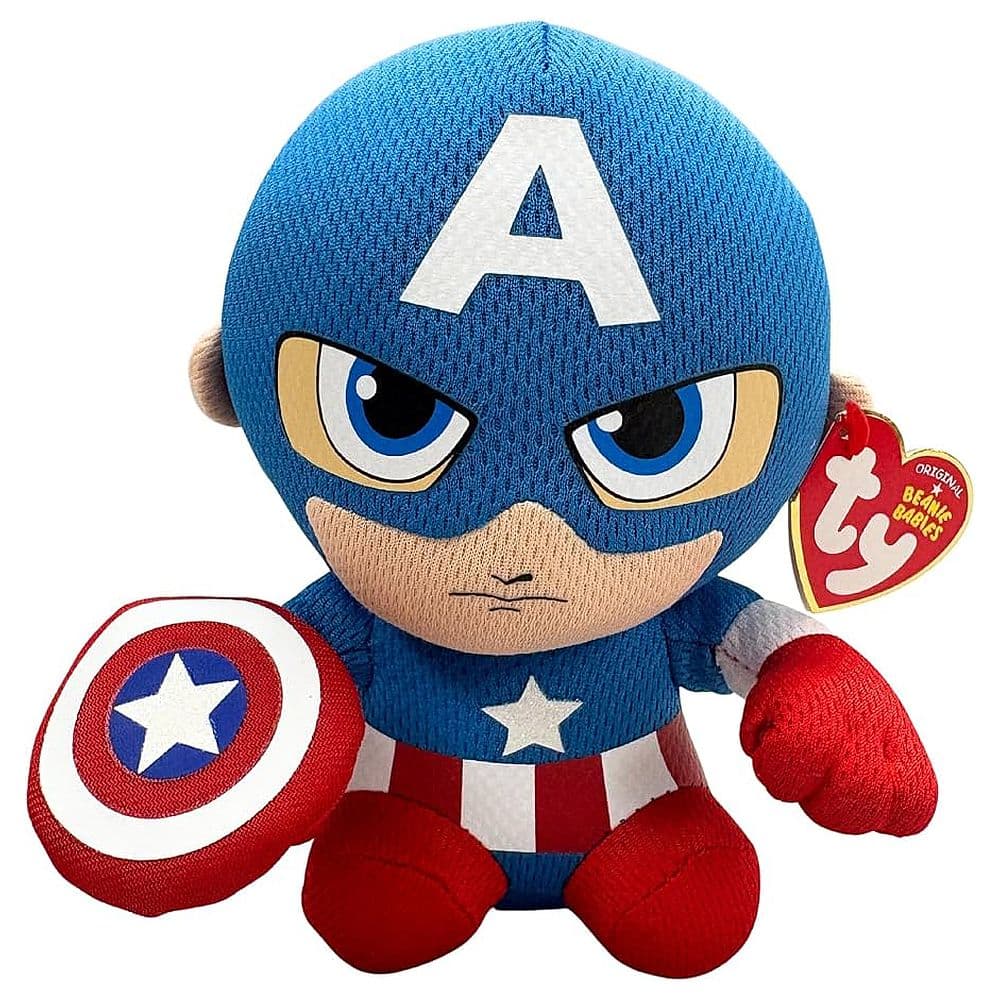 TY BEANIE BOO`S Ty Beanie Boo Captain America