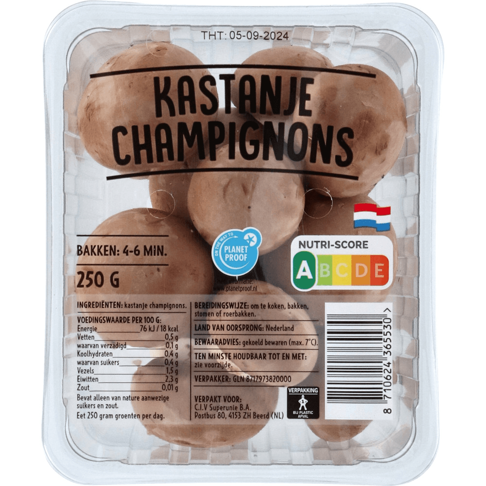 Kastanjechampignons