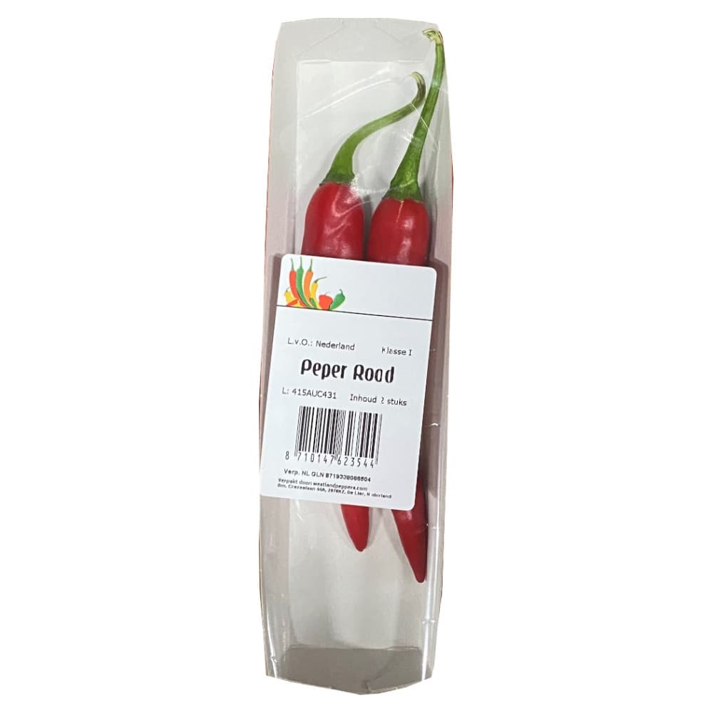 Pepers rood