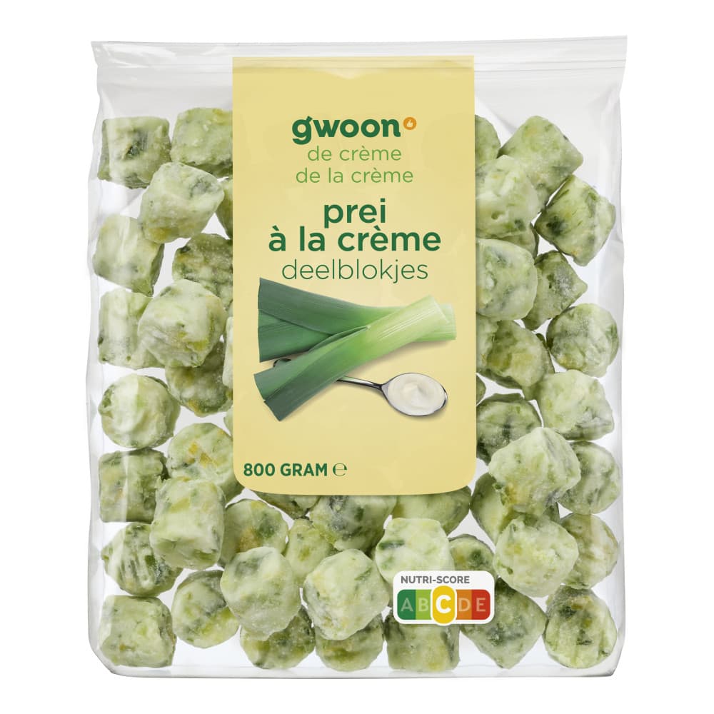 g'woon Prei à la crème deelblokjes