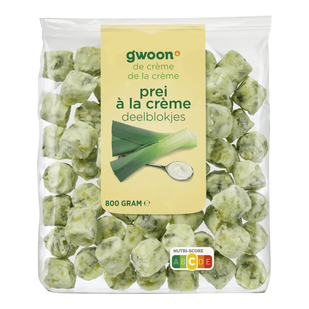 g'woon Prei à la crème deelblokjes