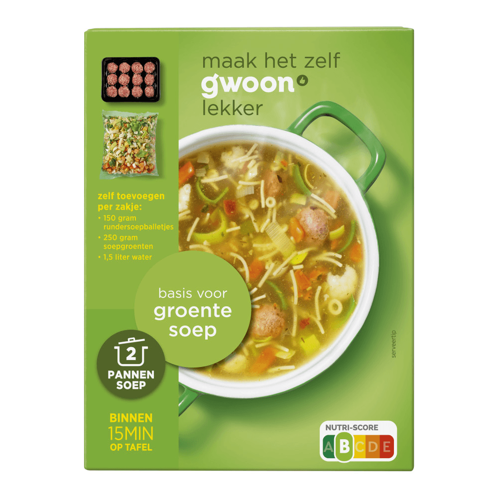 G'woon Groentesoep 2-pak