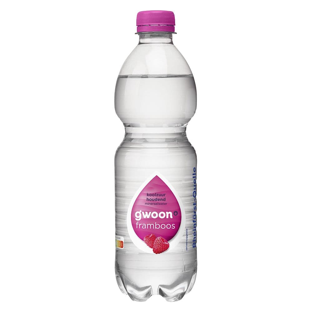 g'woon Koolzuurhoudend Mineraalwater Framboos