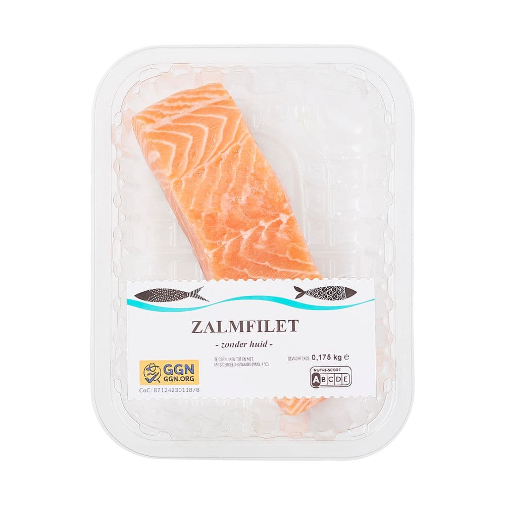 Zalmfilet zonder huid