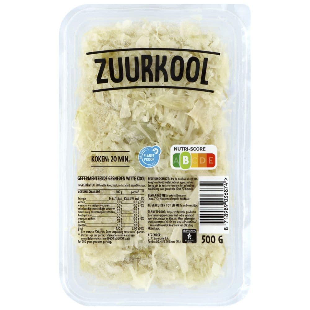 Zuurkool uit het vat