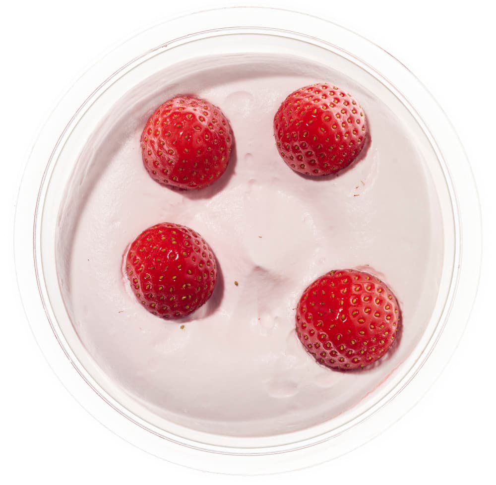 Healthy Hand Aardbeien Bavarois