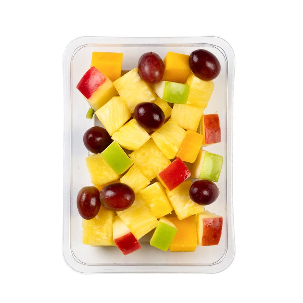 Healthy Hand Fruitsalade Ananas-druif