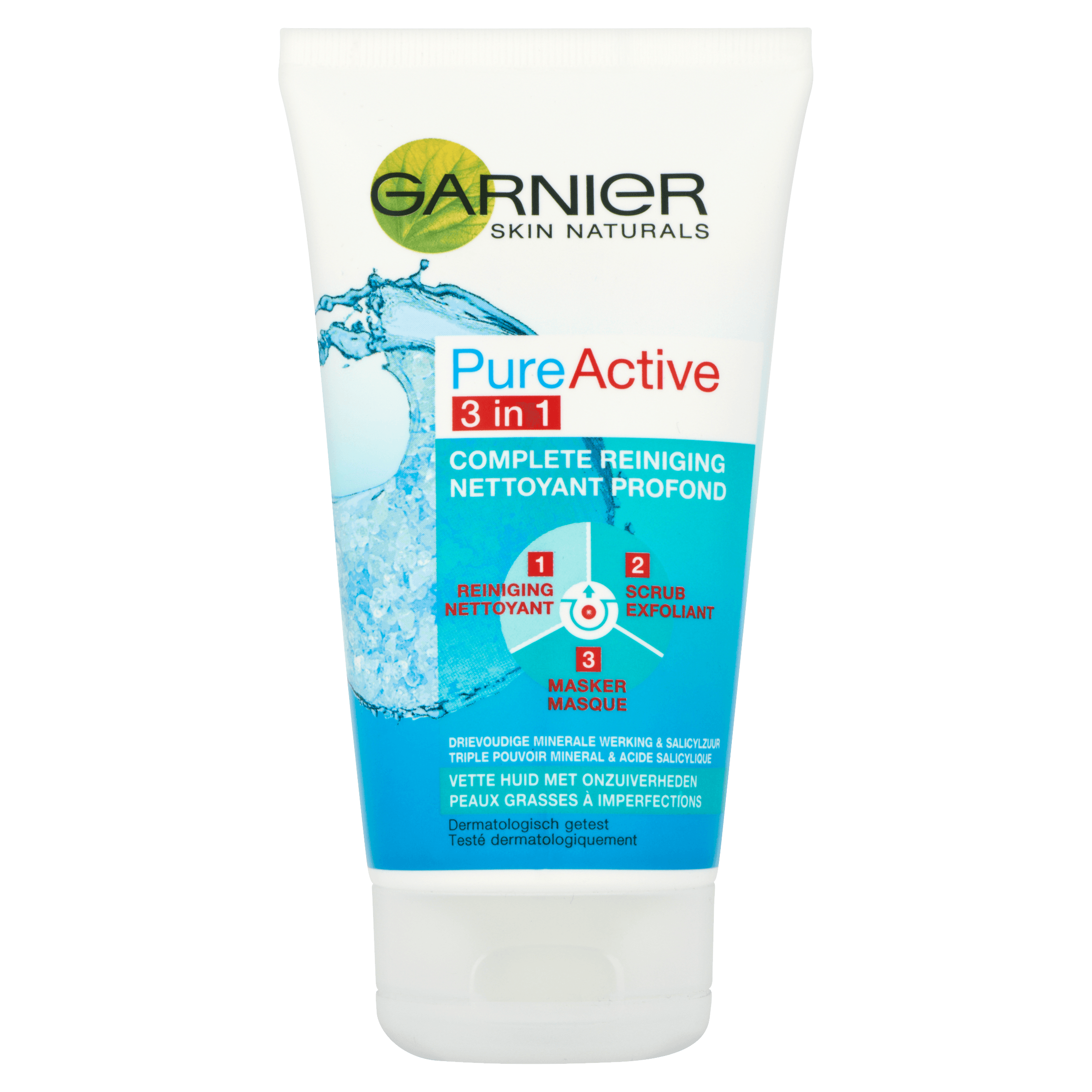 Garnier Pure Active 3 in 1 Complete Reiniging
